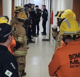 Homem em surto psicótico é contido pela PMDF em condomínio de Águas Claras